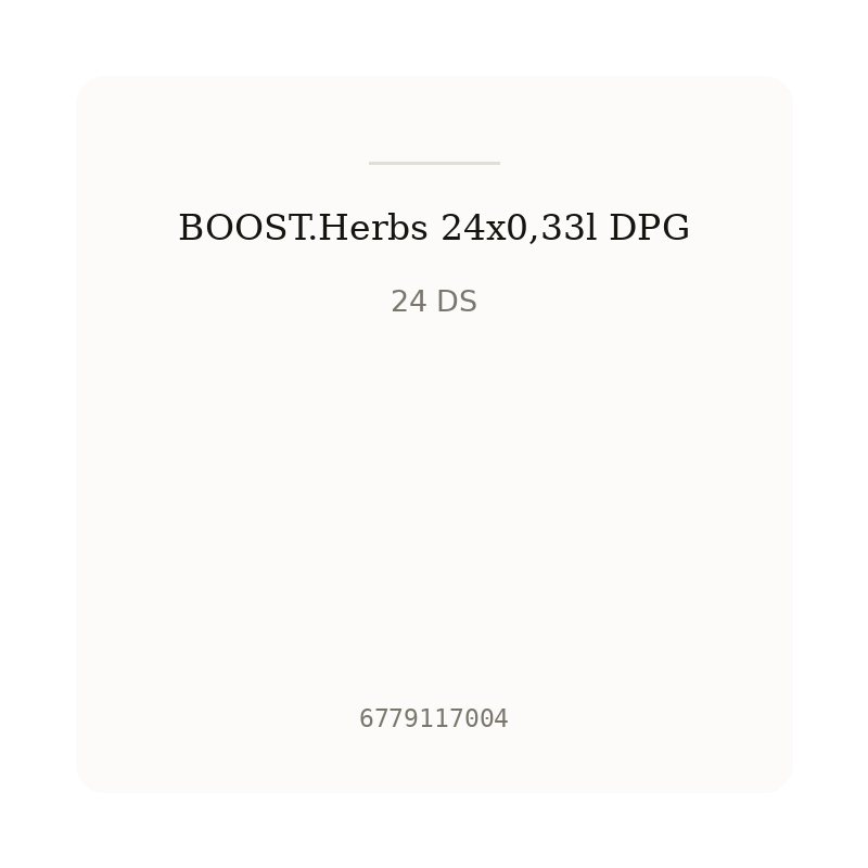 BOOST.Herbs 24x0,33l DPG