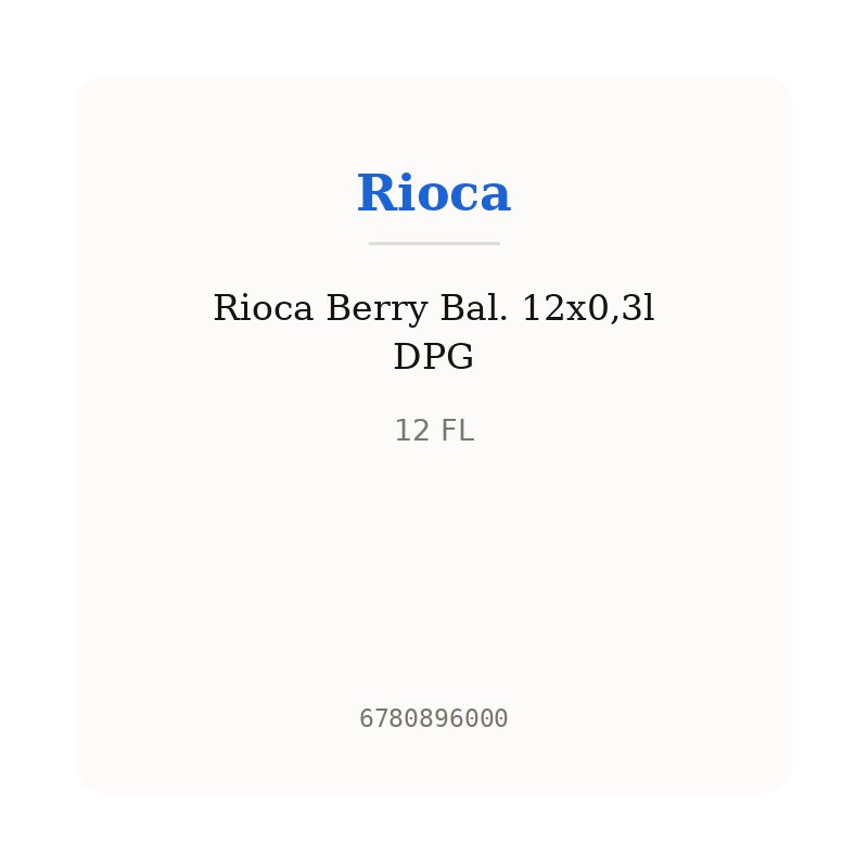 Rioca Berry Bal. 12x0,3l DPG