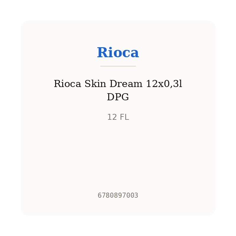 Rioca Skin Dream 12x0,3l DPG