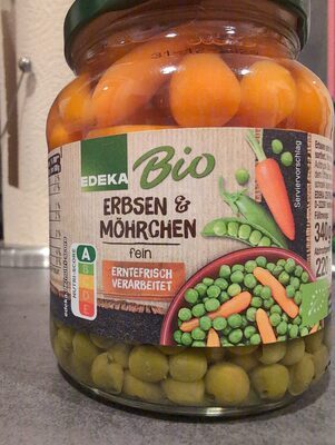 Bio EDEKA Erbsen mit Möhren 340g