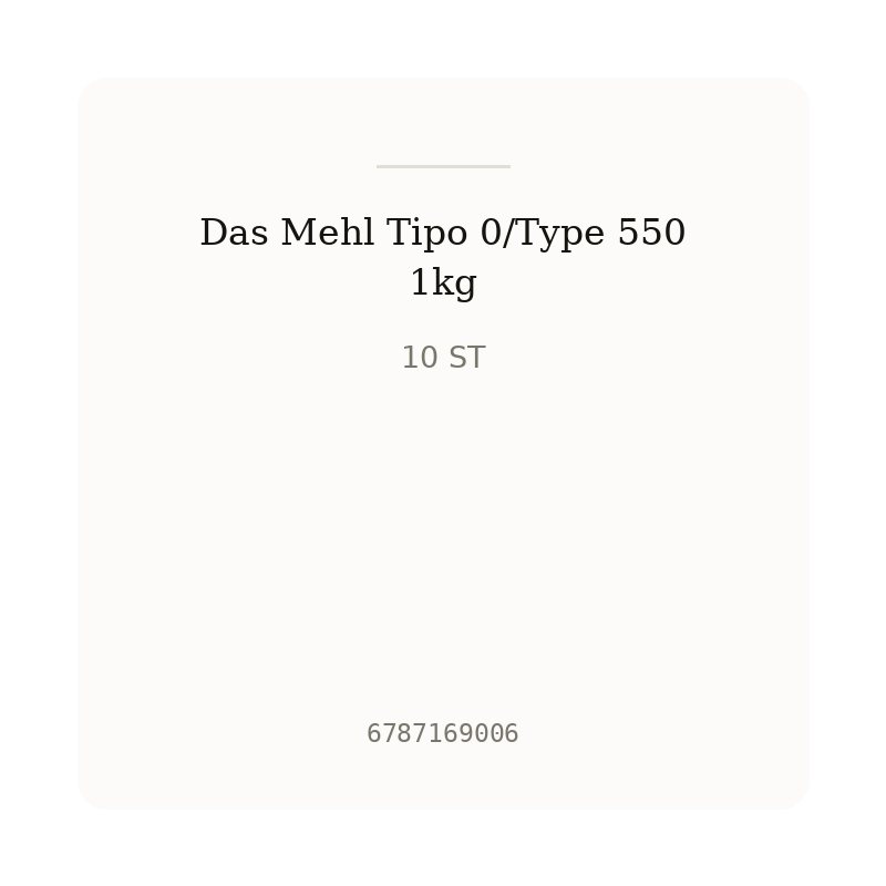 Das Mehl Tipo 0/Type 550 1kg