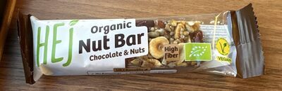 Bio HEJ Natural Organic Nut Bar Chocolate & Nuts 40g