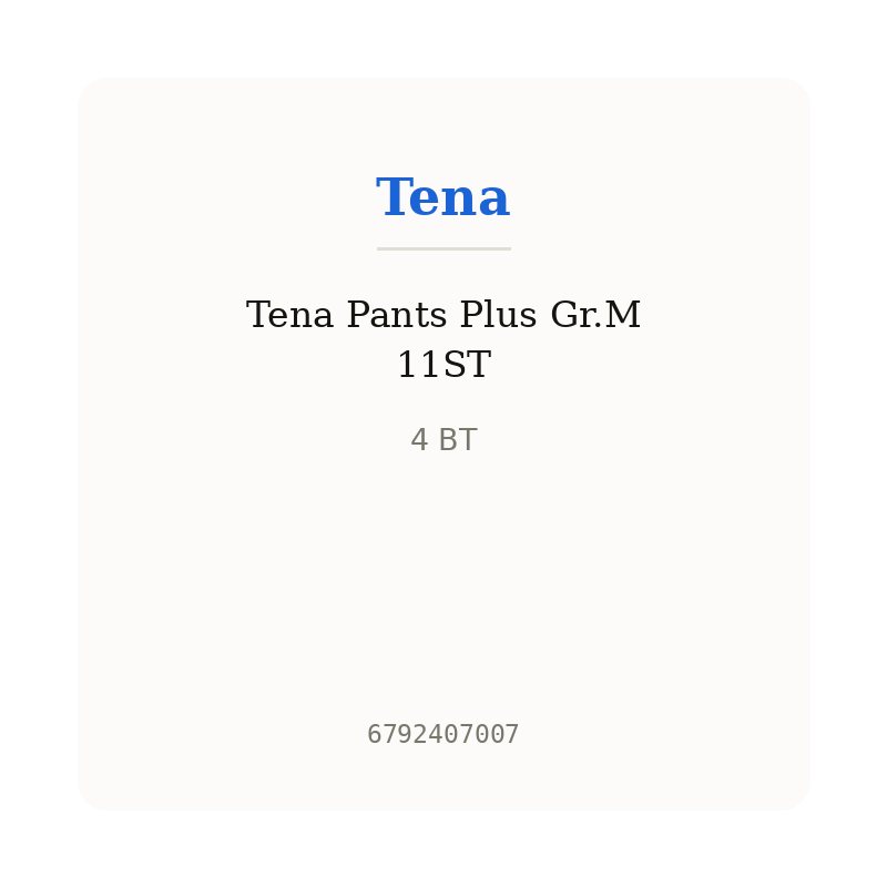 Tena Pants Plus Gr.M 11ST
