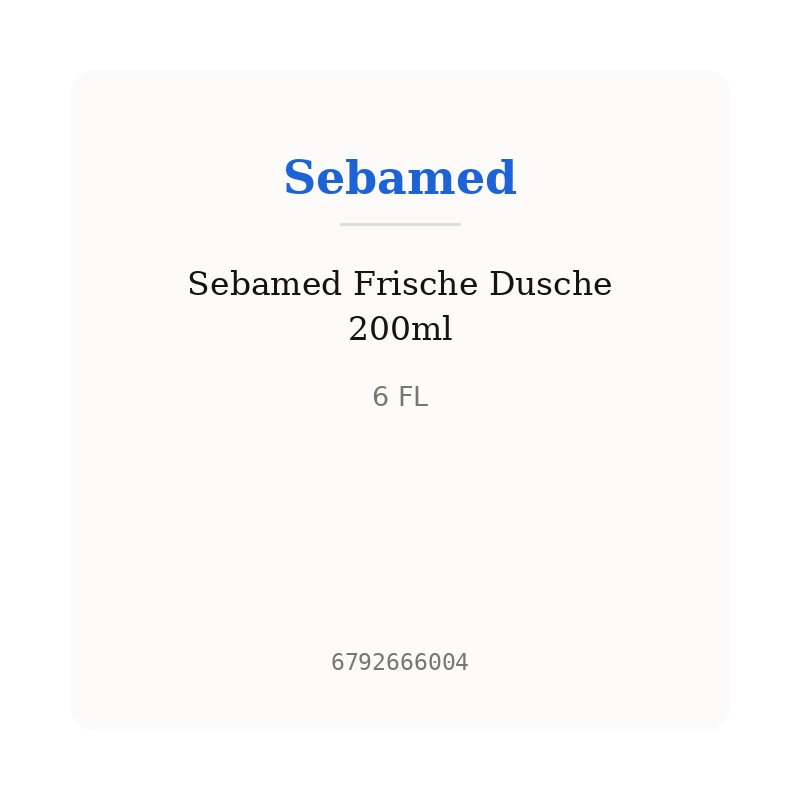 Sebamed Frische Dusche 200ml