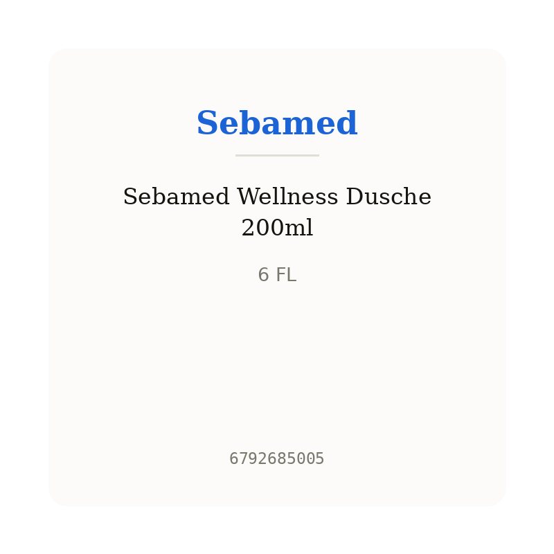 Sebamed Wellness Dusche 200ml