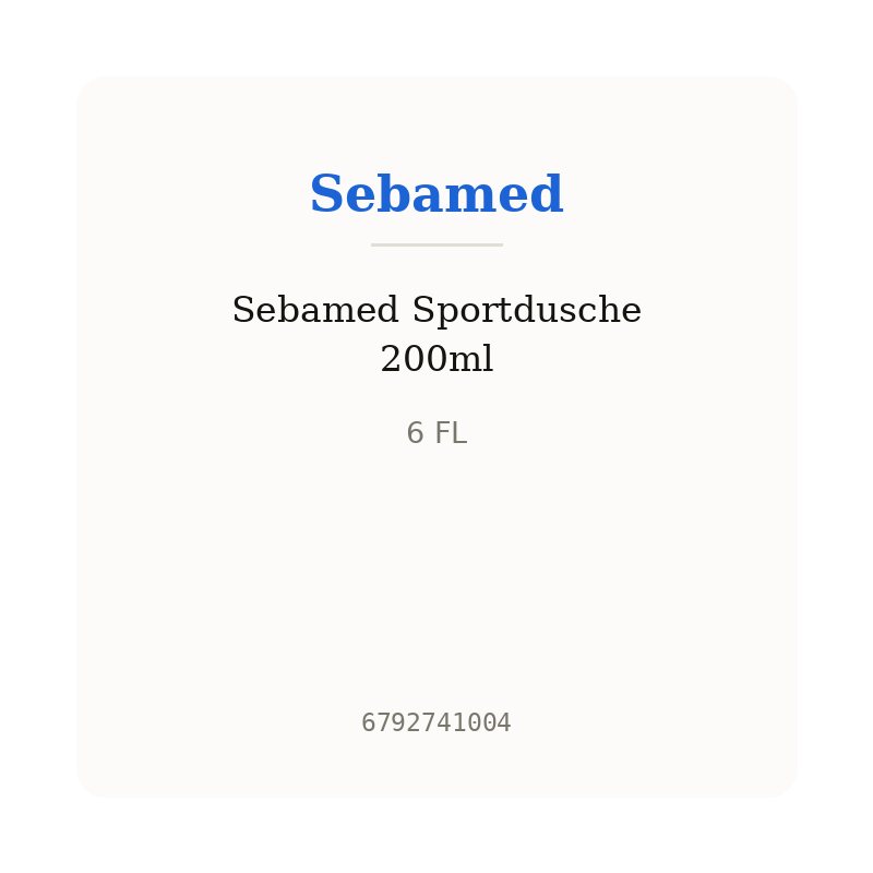 Sebamed Sportdusche 200ml