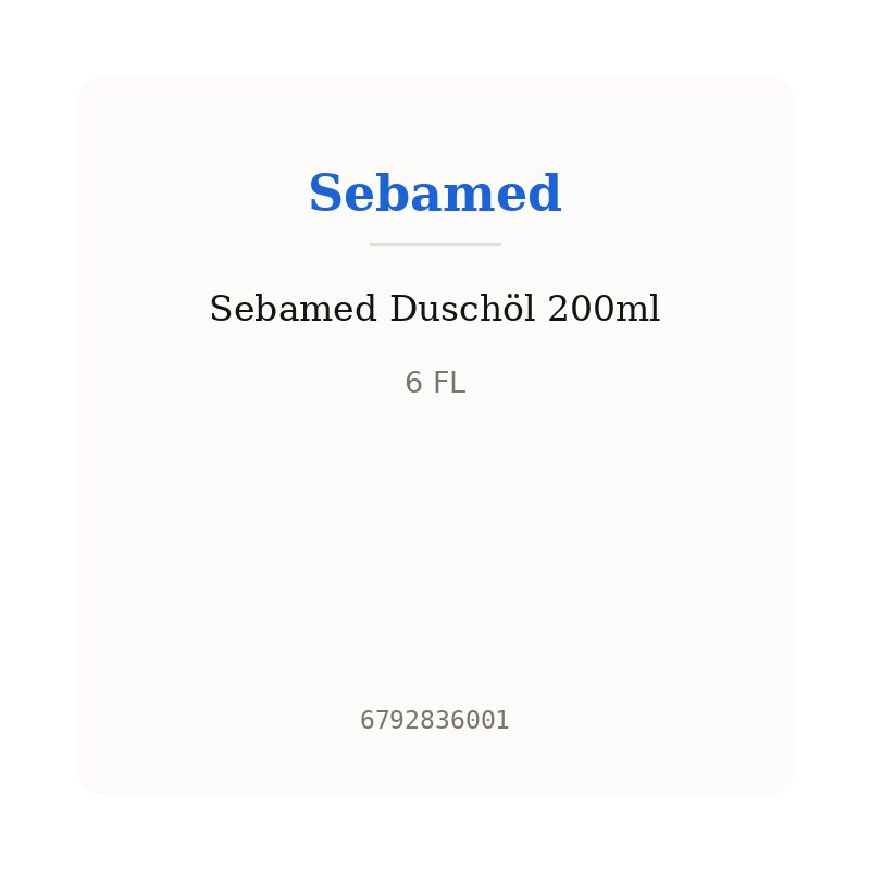Sebamed Duschöl 200ml