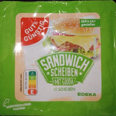 GUT&GÜNSTIG Sandwichscheiben Gouda 47% 200g