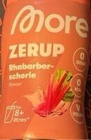 More Zerup Rhabarberschorle 65ml