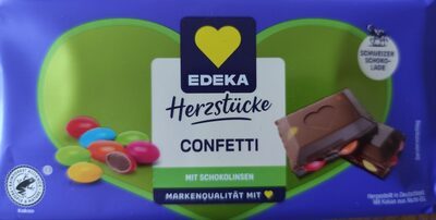 EDEKA Herzstücke bunte Schokolinsen Vollmilch 90g