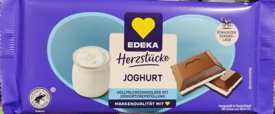 EDEKA Herzstücke gefüllt Joghurt Vollmilch 90g