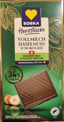 EDEKA Herzstücke Vollmilch Haselnuss 100g