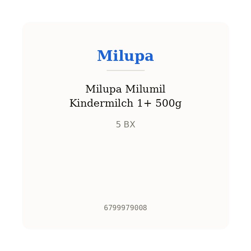Milupa Milumil Kindermilch 1+ 500g