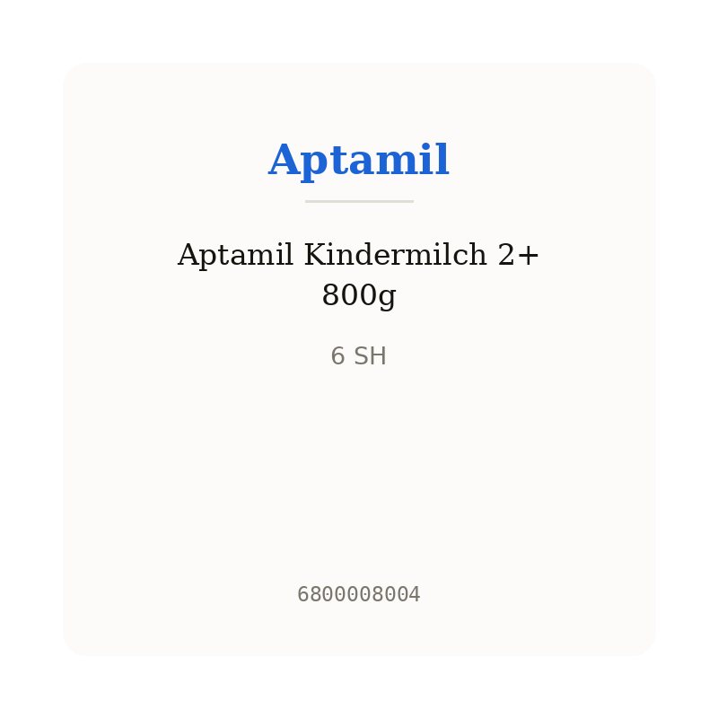 Aptamil Kindermilch 2+ 800g
