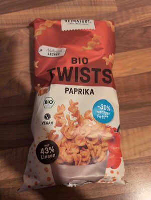 Bio Heimatgut Twists Paprika 75g