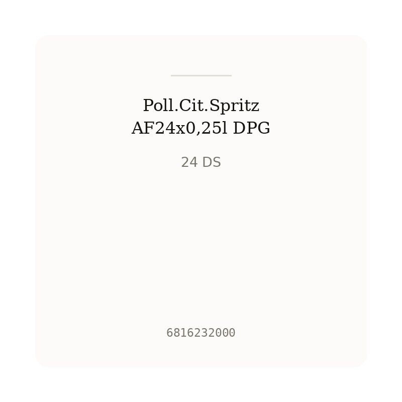 Poll.Cit.Spritz AF24x0,25l DPG