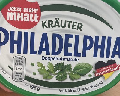 Philadelphia Kräuter Frischkäse Doppelrahmstufe 195g