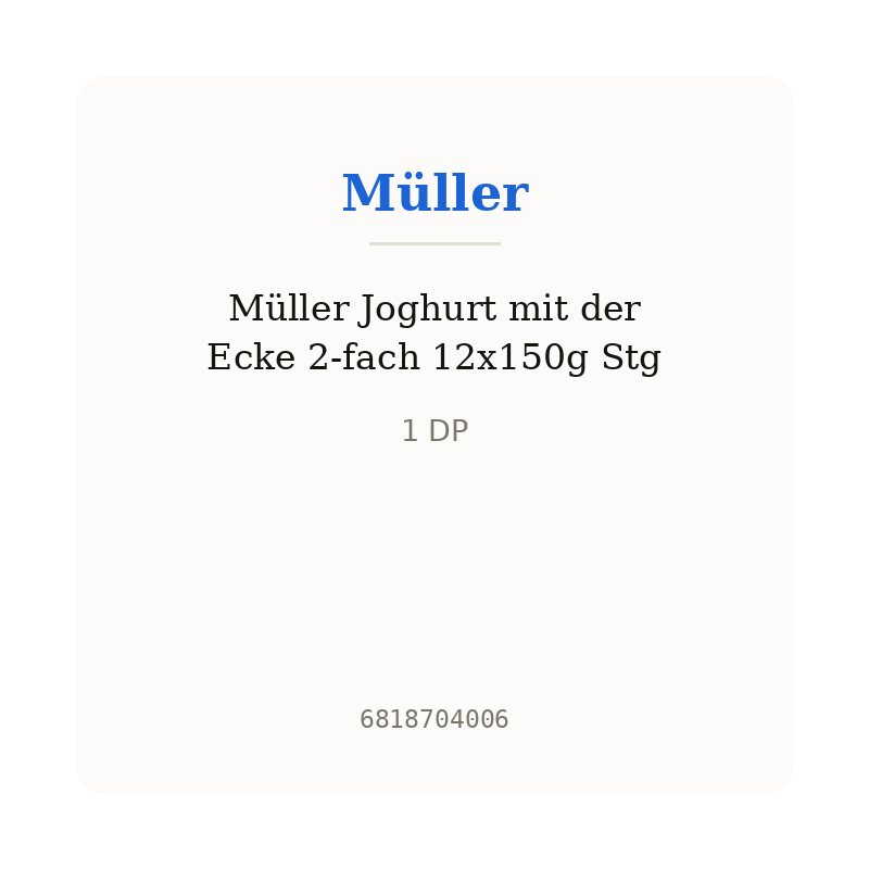 Müller Joghurt mit der Ecke 2-fach 12x150g Stg