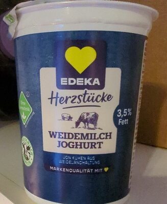 EDEKA Herzstücke Weidemilch Joghurt 3,5% 500g VLOG