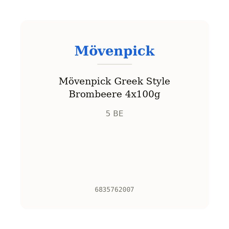 Mövenpick Greek Style Brombeere 4x100g