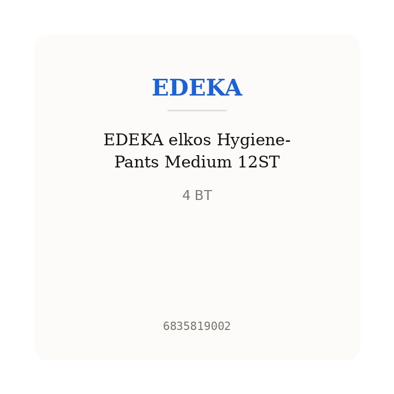 EDEKA elkos Hygiene-Pants Medium 12ST
