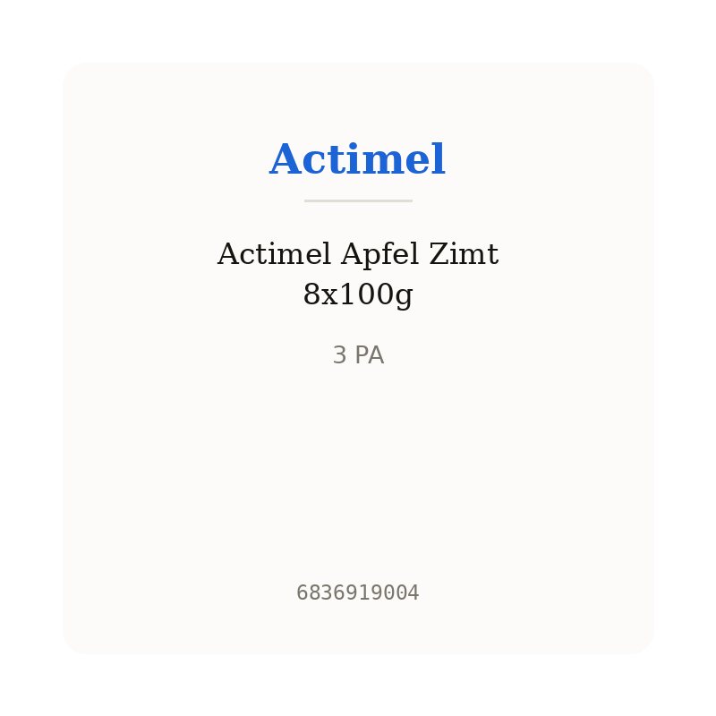 Actimel Apfel Zimt 8x100g