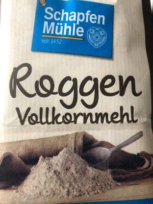 Schapfenmühle Roggenvollkornmehl 1kg