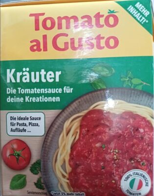 Tomato al Gusto Tomatensauce Kräuter 390g