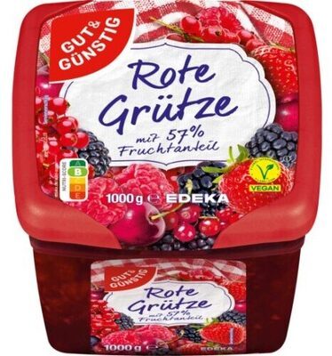 GUT&GÜNSTIG Rote Grütze 1000g
