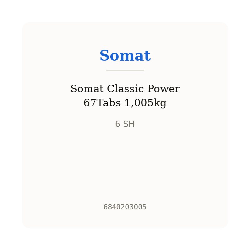 Somat Classic Power 67Tabs 1,005kg
