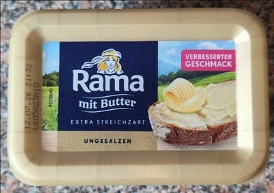 Rama mit Butter Extra streichzart - ungesalzen 225g