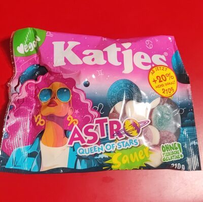 Katjes Astro Queen of Stars Sauer 210g