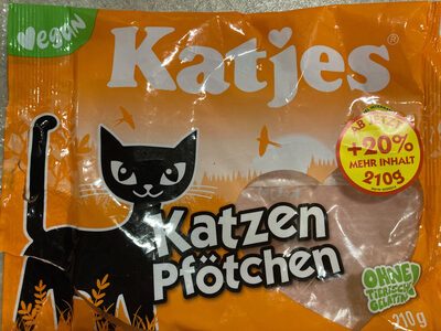 Katjes Katzen Pfötchen 210g