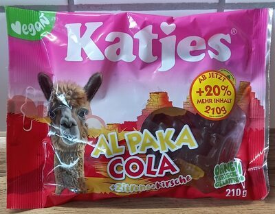 Katjes Al Paka Cola + Zitrone + Kirsche 210g