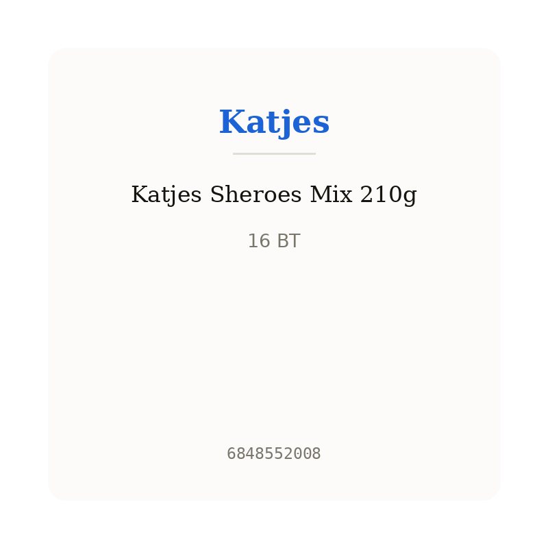 Katjes Sheroes Mix 210g
