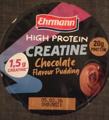 Ehrmann High Protein Creatine Pudding Chocolate Flavour 230g