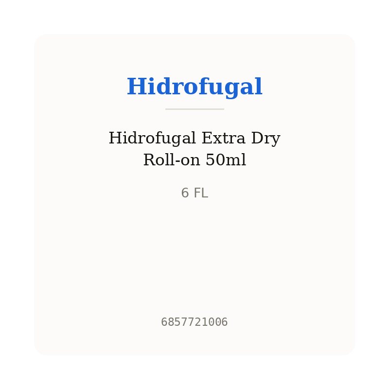 Hidrofugal Extra Dry Roll-on 50ml