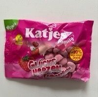 Katjes Family Glücksherzen Erdbeerliebe 300g