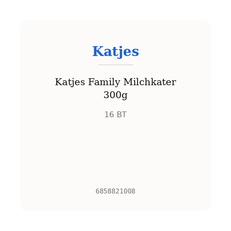 Katjes Family Milchkater 300g