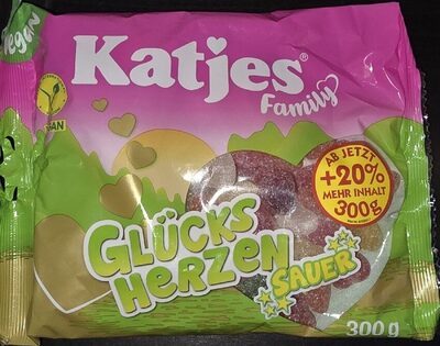 Katjes Family Glücksherzen Sauer 300g
