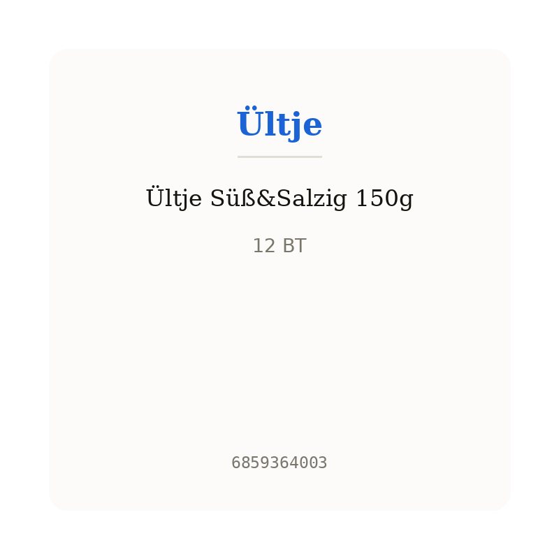 Ültje Süß&Salzig 150g