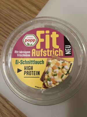 Popp Fit-Aufstrich Ei-Schnittlauch 150g