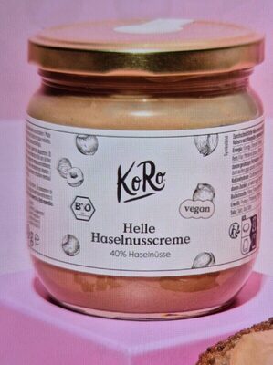 Bio KoRo Helle Haselnusscreme 400g