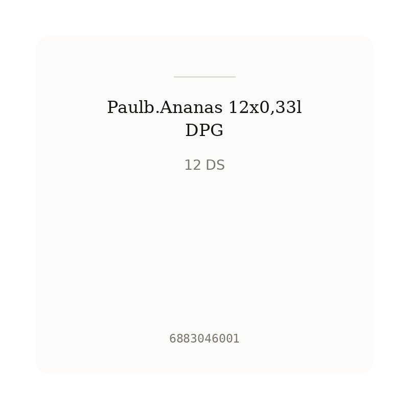 Paulb.Ananas 12x0,33l DPG