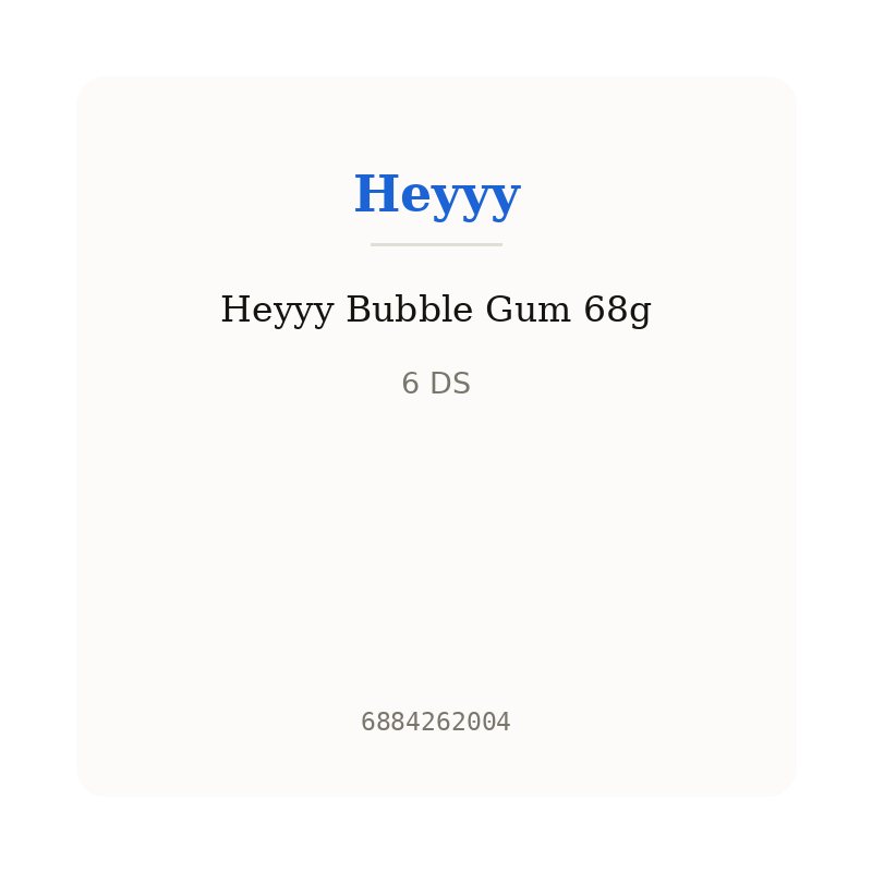 Heyyy Bubble Gum 68g