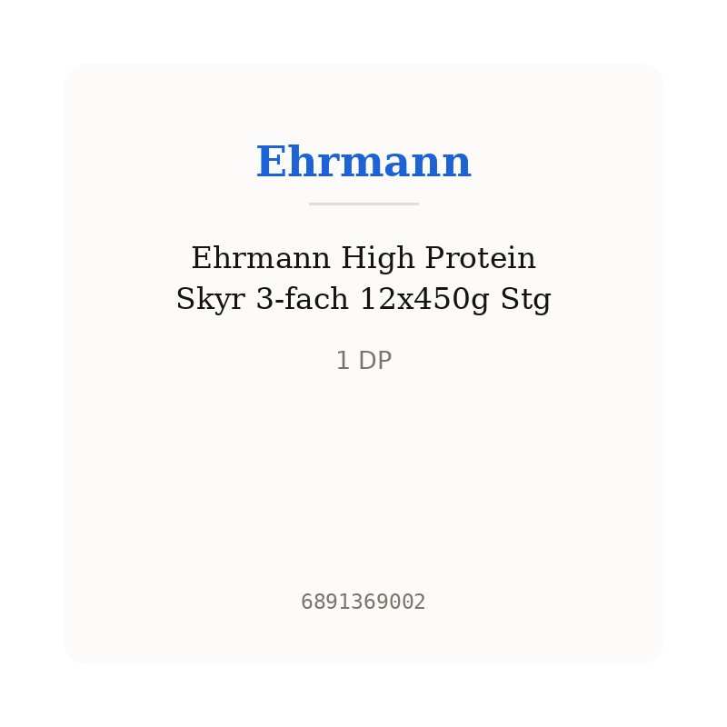 Ehrmann High Protein Skyr 3-fach 12x450g Stg