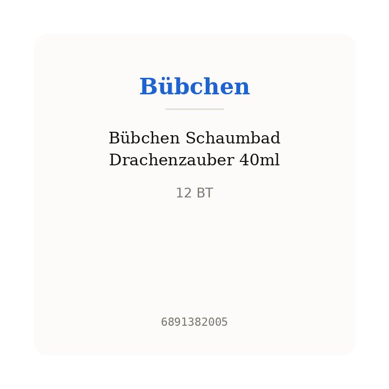 Bübchen Schaumbad Drachenzauber 40ml