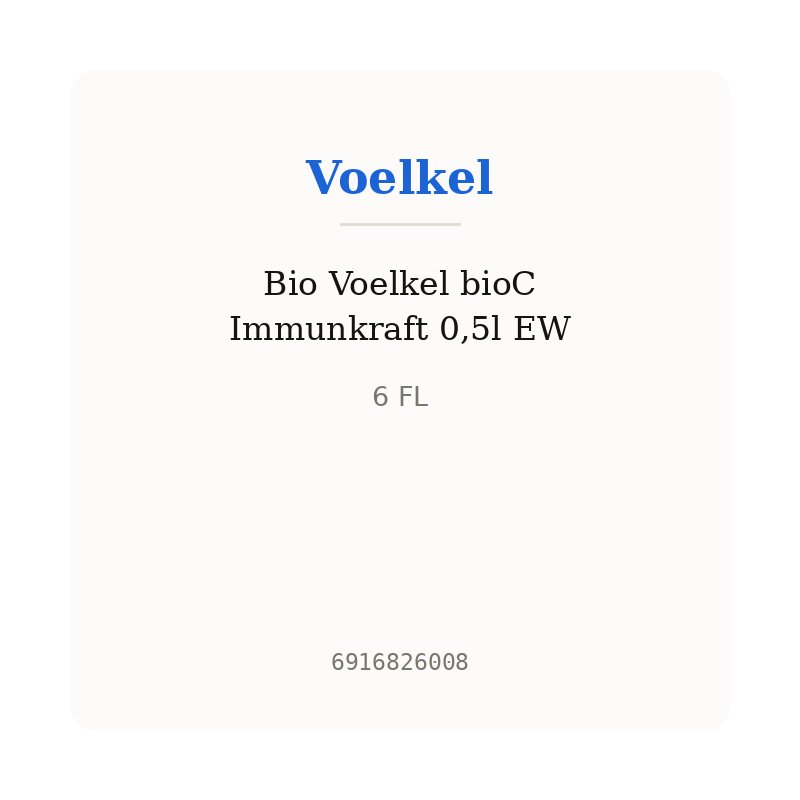 Bio Voelkel bioC Immunkraft 0,5l EW