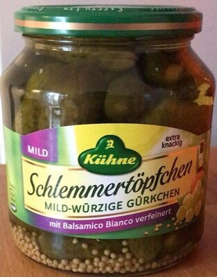 Kühne Schlemmertopf mild würzige Gürkchen 530g
