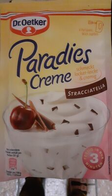 Dr.Oetker Paradies Creme Stracciatella für 300ml 66g